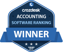 Accounting Software Award 2017 Winner Badge