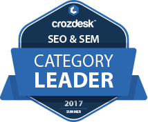 SEO & SEM Software Award 2017 Leader Badge