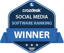 Social Media Software Award 2017 Winner Badge