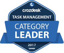 Task Management Software Award 2017 Leader Badge