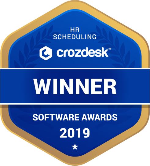 HR Scheduling Software Award 2019 Winner Badge