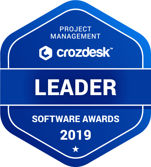 Project Management Software Award 2019 Leader Badge