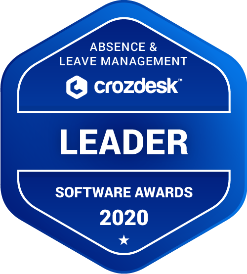Absence & Leave Management Software Award 2020 Leader Badge
