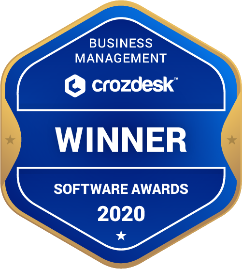 Business Management Software Award 2020 Winner Badge