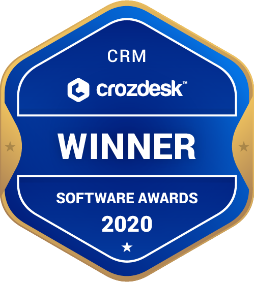 CRM Software Award 2020 Winner Badge