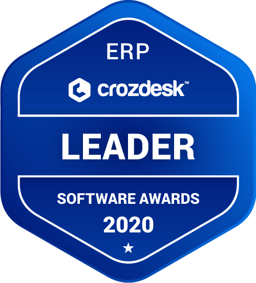 ERP Software Award 2020 Leader Badge