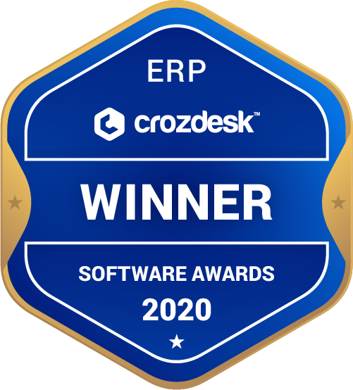 ERP Software Award 2020 Winner Badge