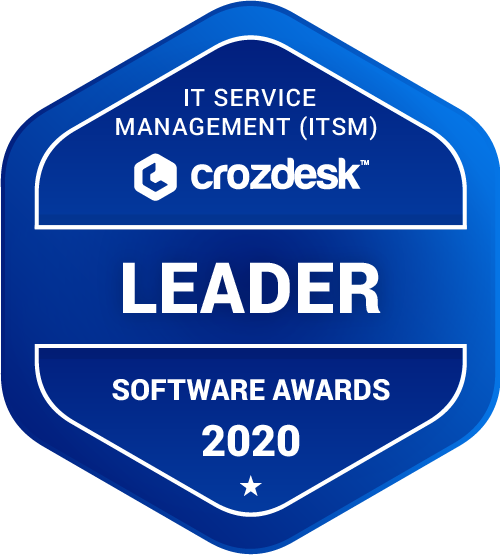 IT Service Management (ITSM) Software Award 2020 Leader Badge