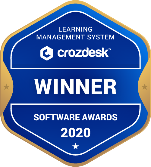 Learning Management System (LMS) Software Award 2020 Winner Badge