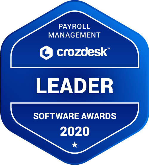 Payroll Management Software Award 2020 Leader Badge