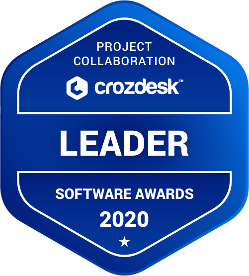 Project Collaboration Software Award 2020 Leader Badge