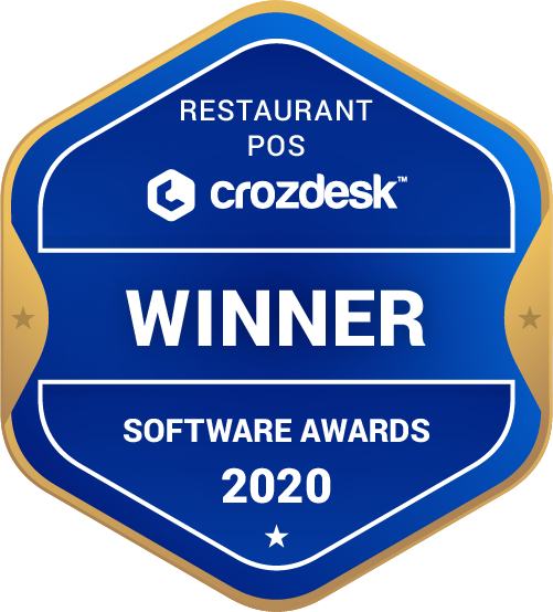 Restaurant POS Software Award 2020 Winner Badge
