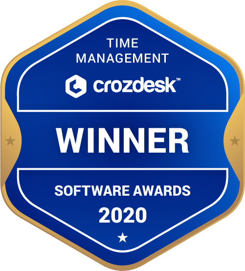 Time Management Software Award 2020 Winner Badge