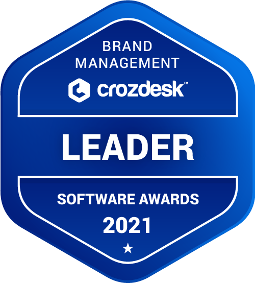 Brand Management Software Award 2021 Leader Badge