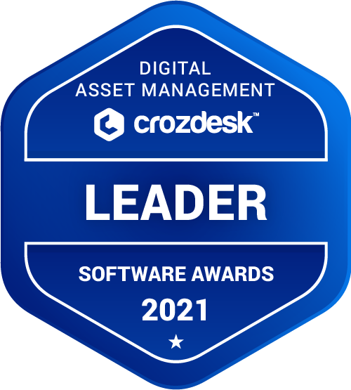Digital Asset Management Software Award 2021 Leader Badge