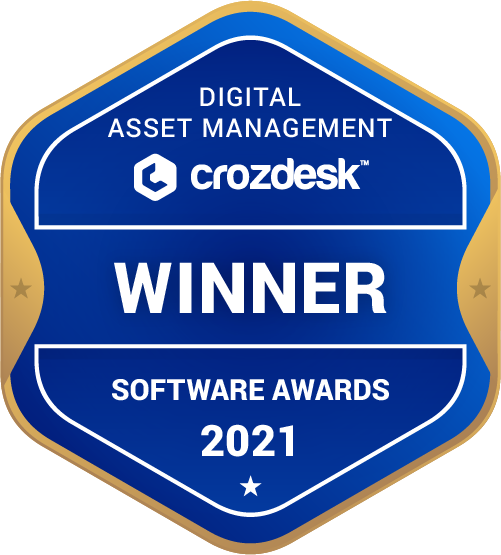 Digital Asset Management Software Award 2021 Winner Badge