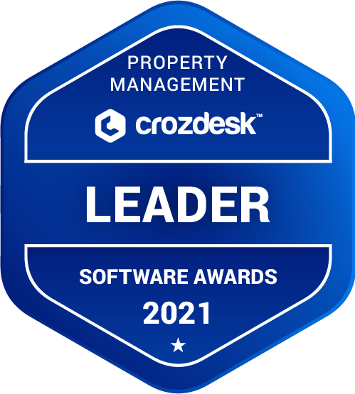 Property Management Software Award 2021 Leader Badge