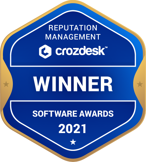 Reputation Management Software Award 2021 Winner Badge
