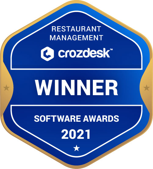 Restaurant Management Software Award 2021 Winner Badge
