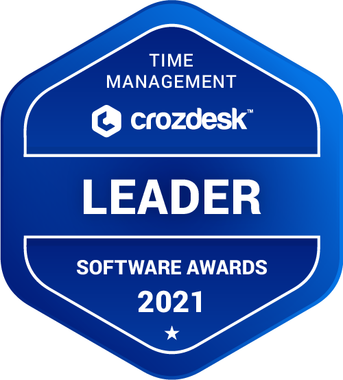 Time Management Software Award 2021 Leader Badge