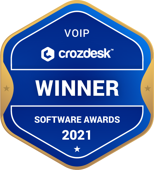 VoIP Software Award 2021 Winner Badge