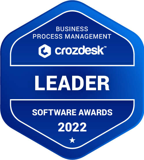 Business Process Management (BPM) Software Award 2022 Leader Badge
