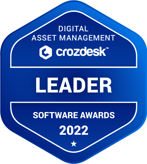 Digital Asset Management Software Award 2022 Leader Badge