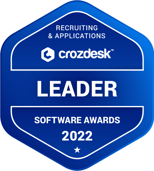 Recruiting & Applications Software Award 2022 Leader Badge