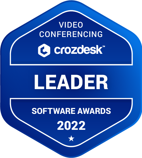 Video Conferencing Software Award 2022 Leader Badge
