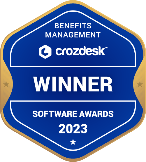 Benefits Management Software Award 2023 Winner Badge