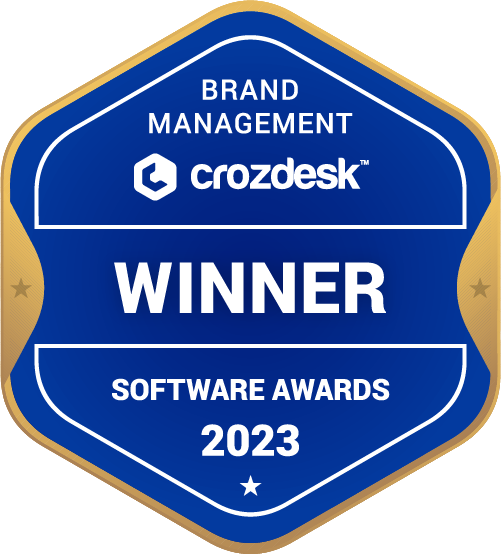 Brand Management Software Award 2023 Winner Badge