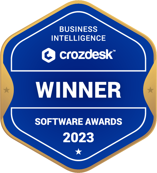 Business Intelligence (BI) Software Award 2023 Winner Badge