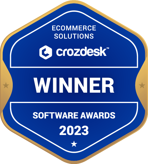 eCommerce Solutions Software Award 2023 Winner Badge
