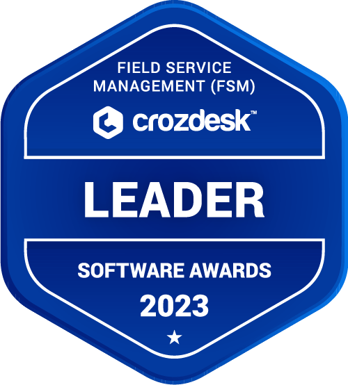 Field Service Management (FSM) Software Award 2023 Leader Badge