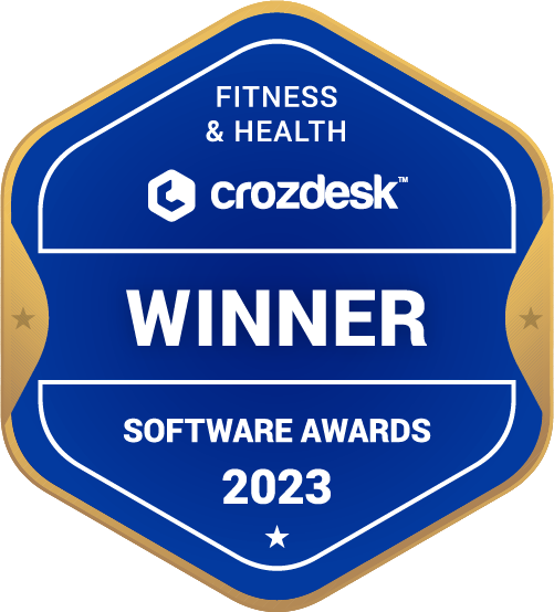 Fitness & Health Software Award 2023 Winner Badge