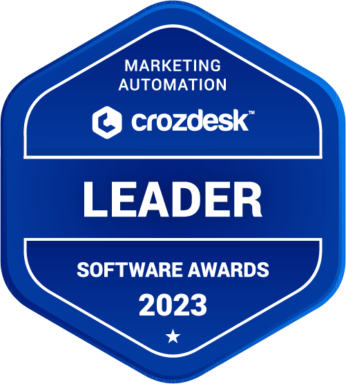 Marketing Automation Software Award 2023 Leader Badge