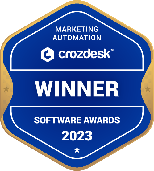 Marketing Automation Software Award 2023 Winner Badge