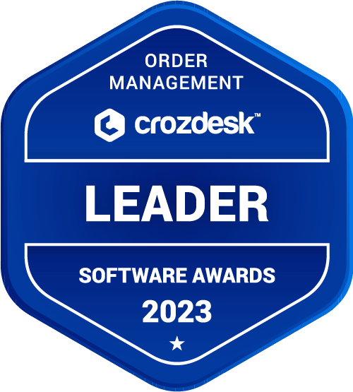 Order Management Software Award 2023 Leader Badge