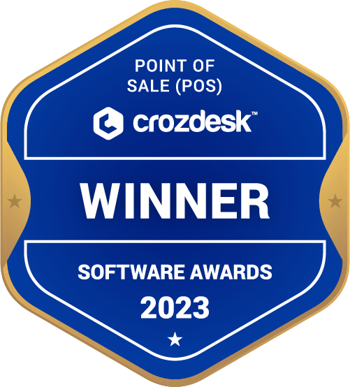 Point of Sale (POS) Software Award 2023 Winner Badge