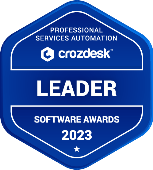 Professional Services Automation (PSA) Software Award 2023 Leader Badge