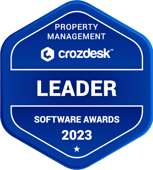 Property Management Software Award 2023 Leader Badge