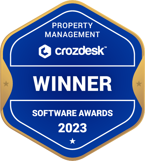 Property Management Software Award 2023 Winner Badge