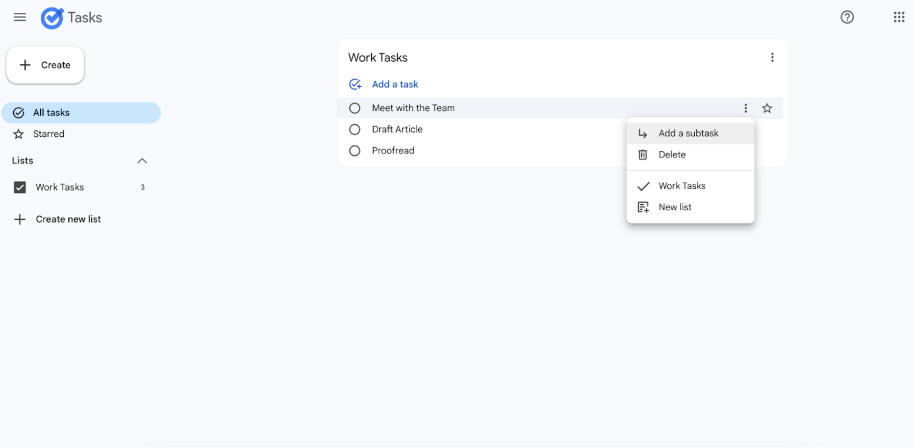  screenshot - Google Tasks Testbericht: Die Vor- und Nachteile im Jahr 2026