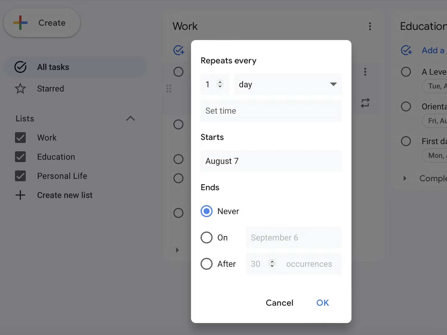  screenshot - Google Tasks Testbericht: Die Vor- und Nachteile im Jahr 2026