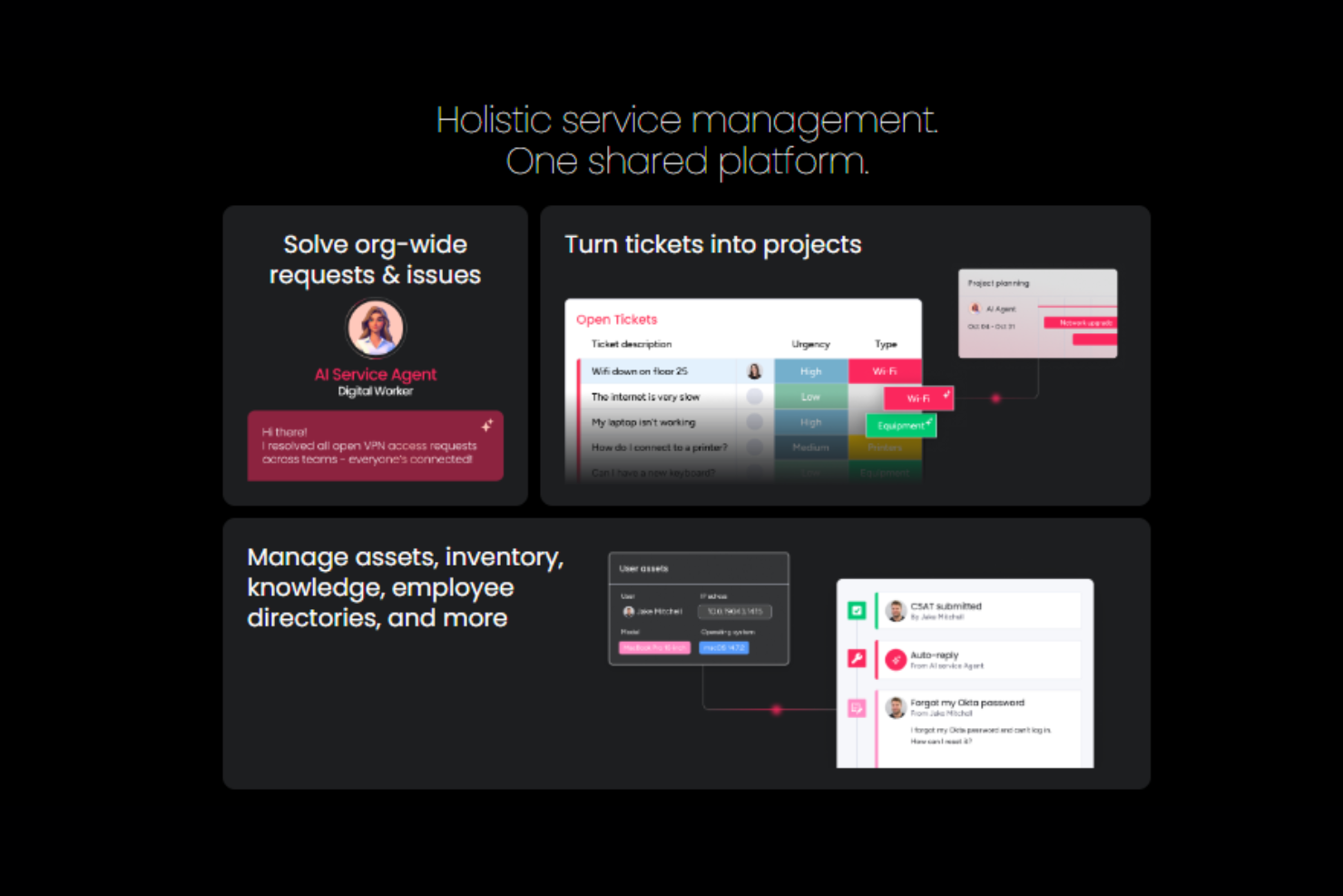  screenshot - monday service Test: Vorteile, Nachteile, Funktionen & Preise