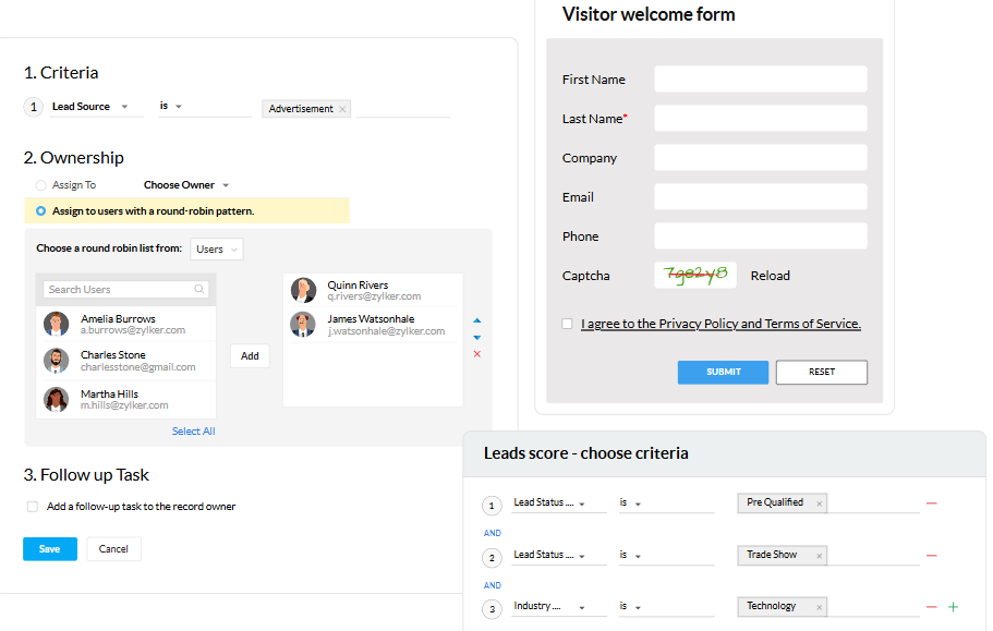  screenshot - Zoho-CRM-Bewertung: Vor- und Nachteile, Funktionen & Preise