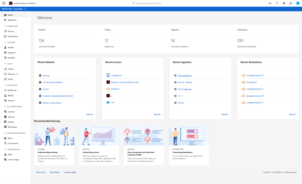  screenshot - Recensione di Adobe Real-Time CDP: pro, contro, caratteristiche e prezzi