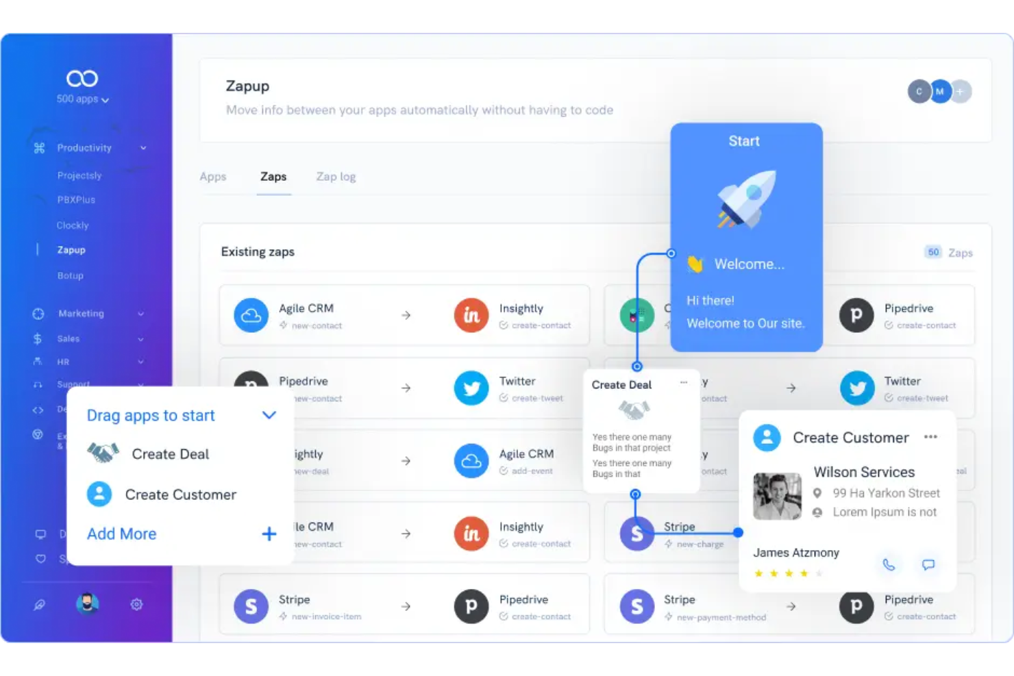  screenshot - Reseña de Agile CRM: ventajas, desventajas, características y precios