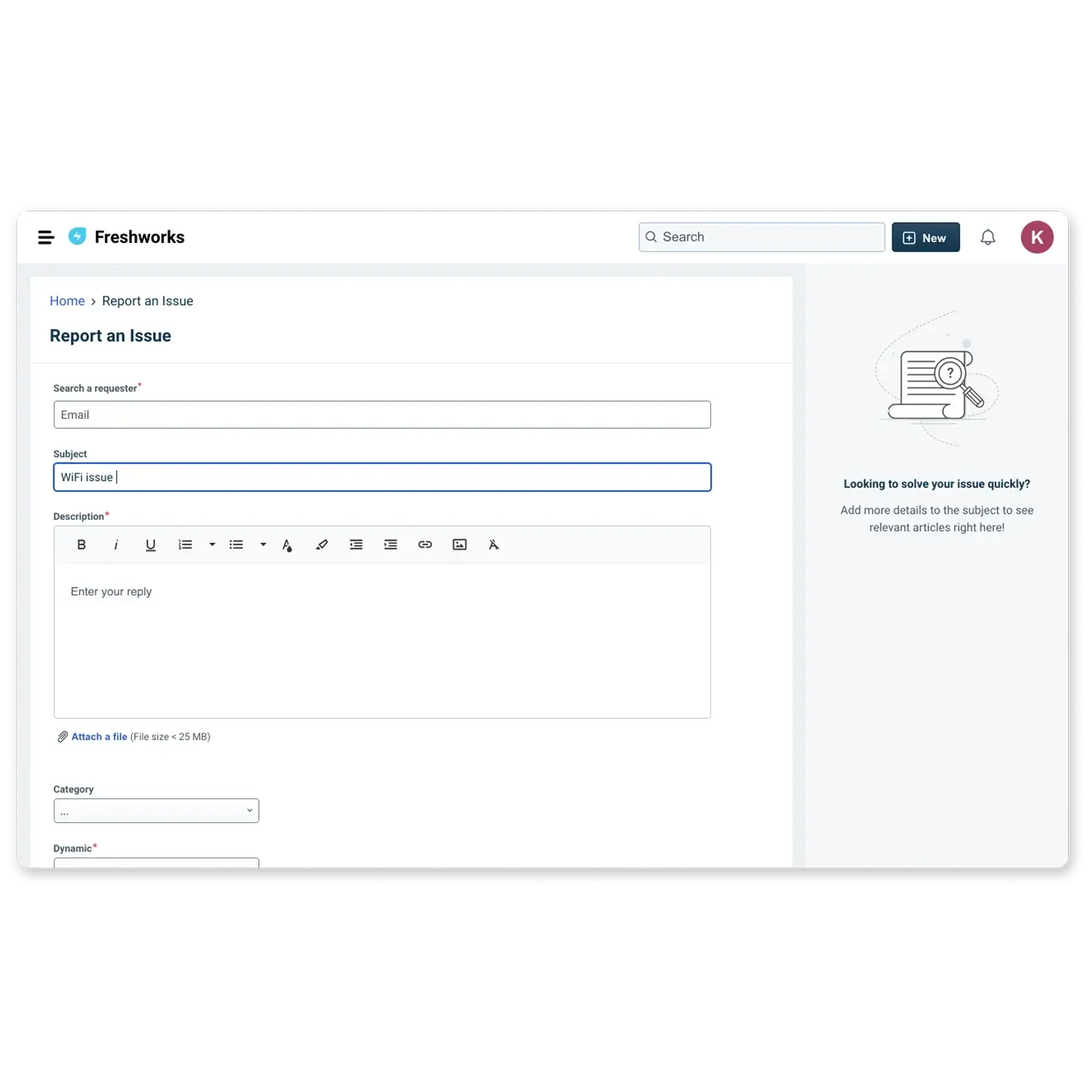  screenshot - Freshservice Review: Pros, Cons, Features, and Pricing