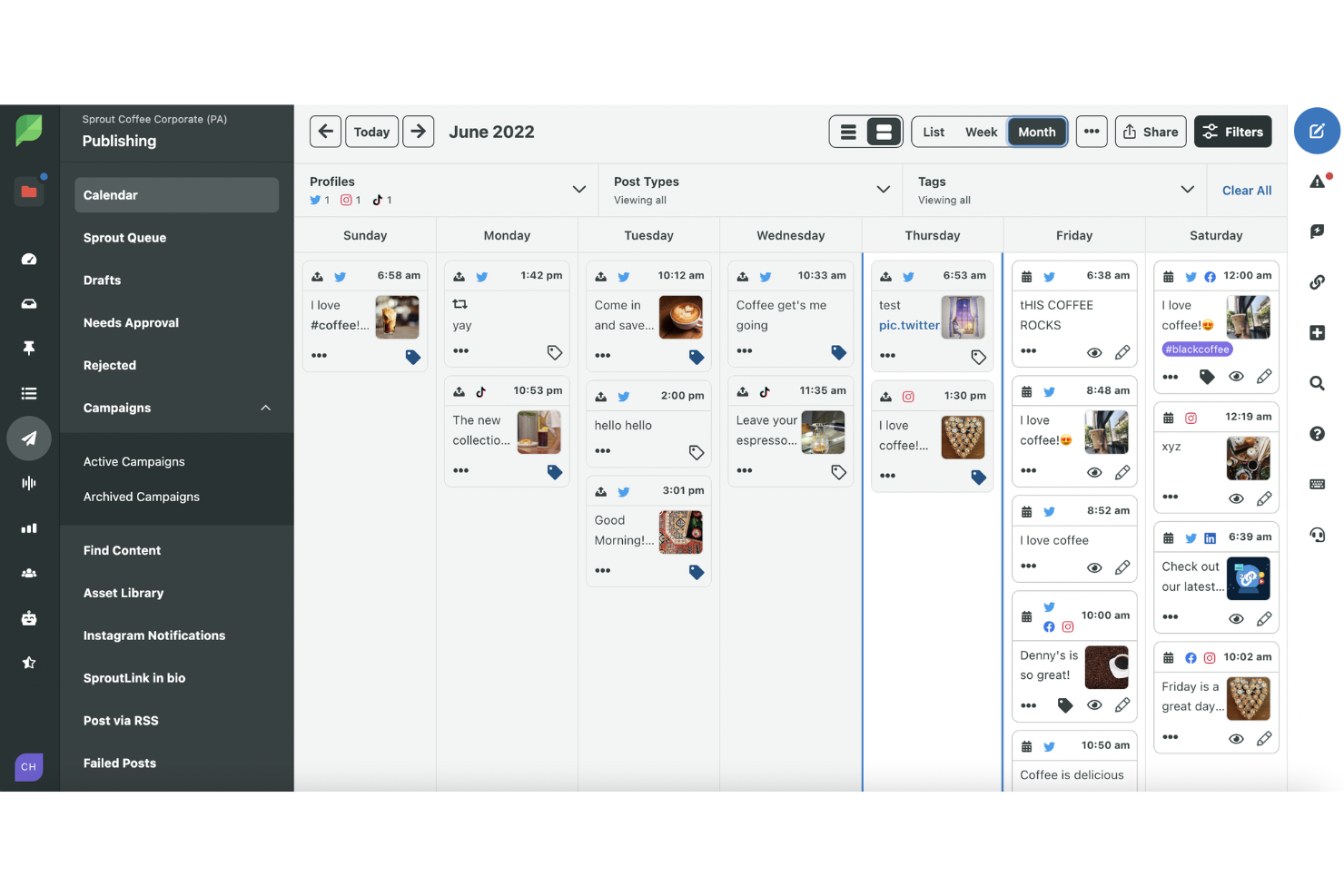  screenshot - Recensione di Sprout Social: vantaggi, svantaggi, funzionalità e prezzi
